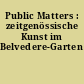 Public Matters : zeitgenössische Kunst im Belvedere-Garten