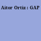 Aitor Ortiz : GAP