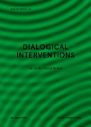 Dialogical interventions : art in the social realm