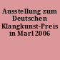 Ausstellung zum Deutschen Klangkunst-Preis in Marl 2006