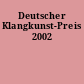 Deutscher Klangkunst-Preis 2002