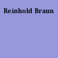 Reinhold Braun