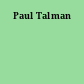 Paul Talman