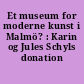 Et museum for moderne kunst i Malmö? : Karin og Jules Schyls donation