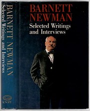 Barnett Newman : selected writings and interviews